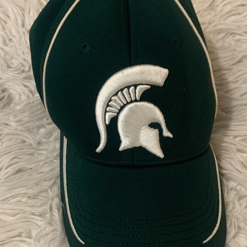 Michigan state Green Cap with White Accents